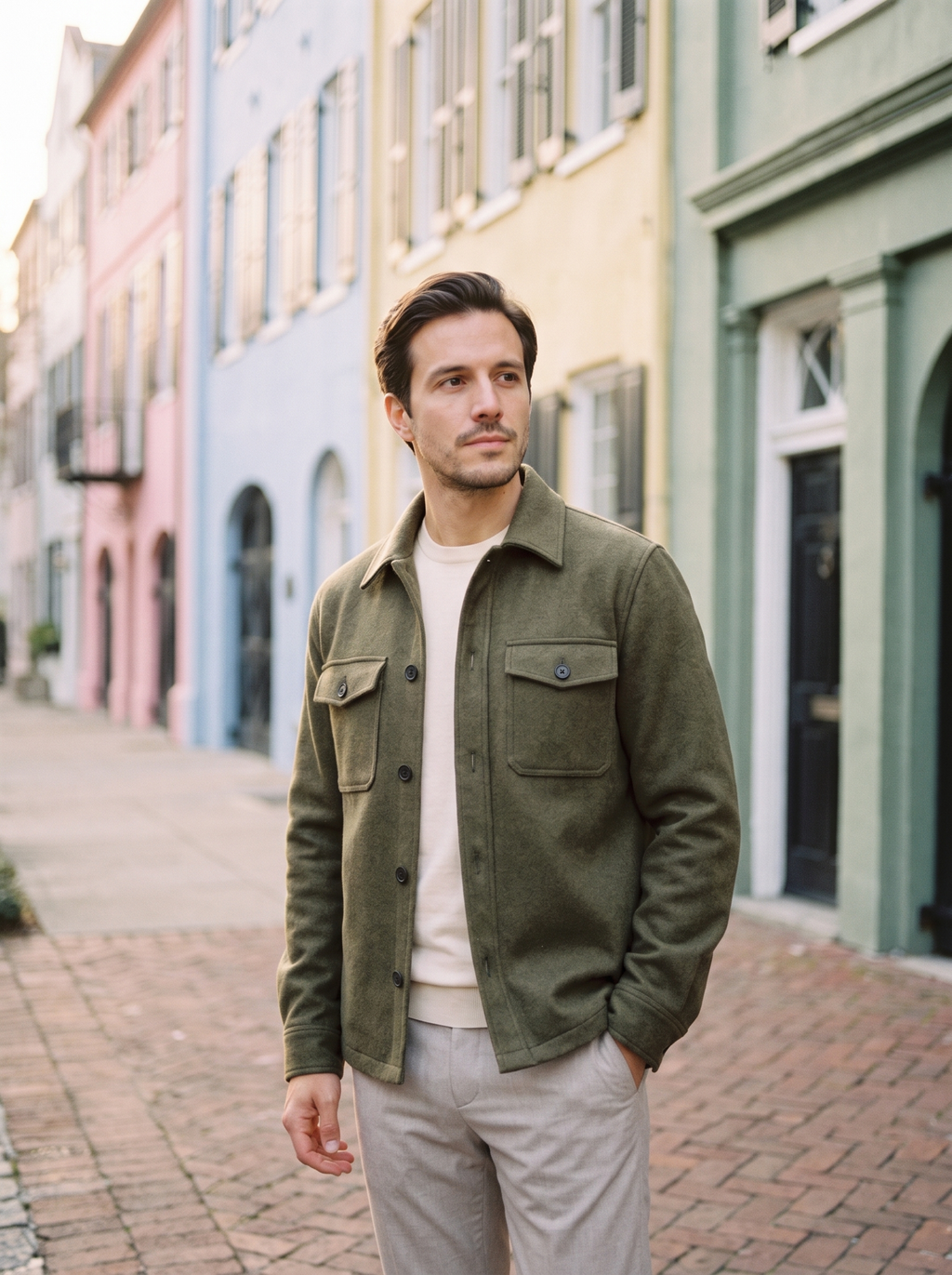 Alder Wool Overshirt - front