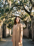 Colette Collarless Coat - front