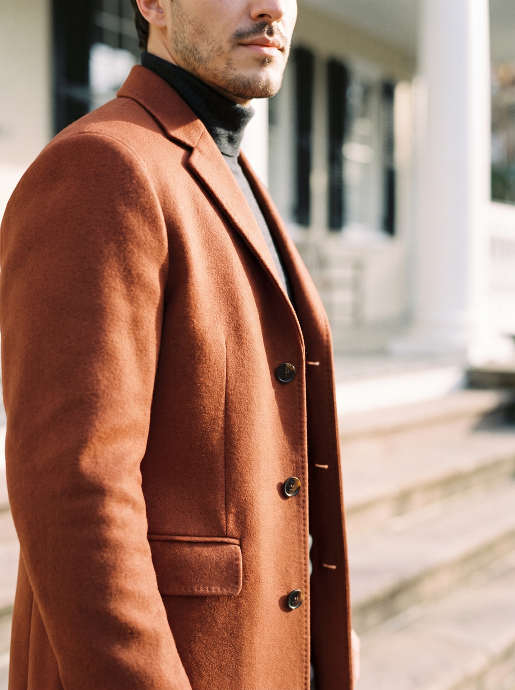 Winslow Wool Overcoat - detail