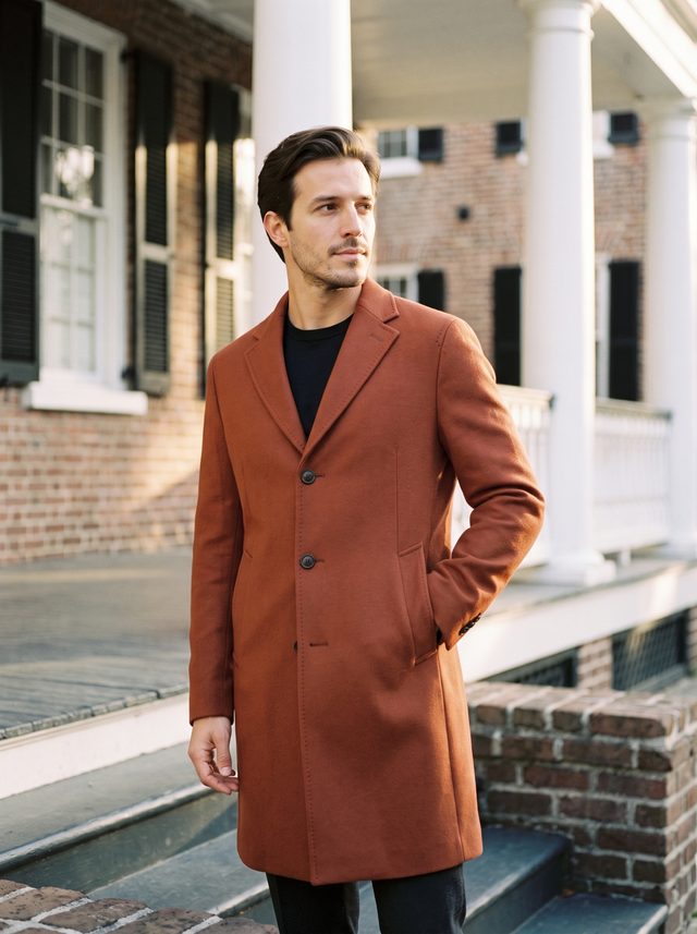 Winslow Wool Overcoat - front
