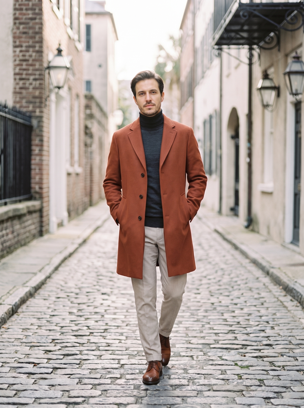 Winslow Wool Overcoat - street