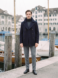 Marsden Wool Peacoat - front
