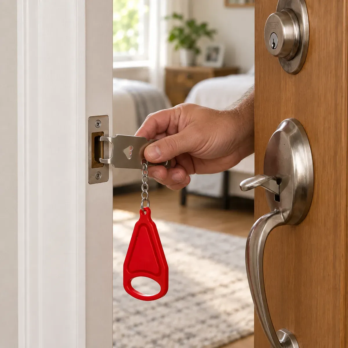 Portable Travel Door Latch